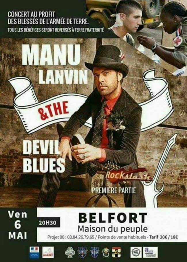 Concert de Manu Lanvin à Belfort
