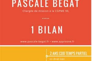 Pascale Bégat - Chargée de mission CGPME - Bilan