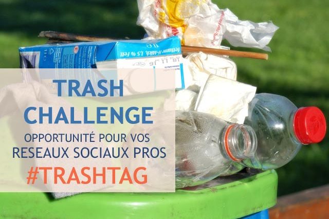 Trash Challenge sur les réseaux sociaux pro aussi