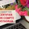 certification compte instagram
