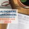 calendrier marronniers 2020