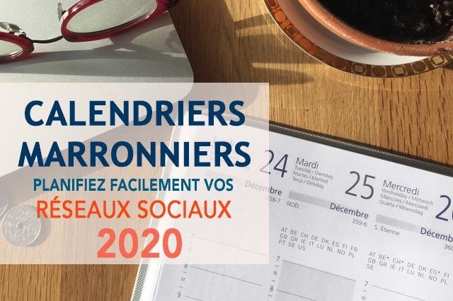 calendrier marronniers 2020