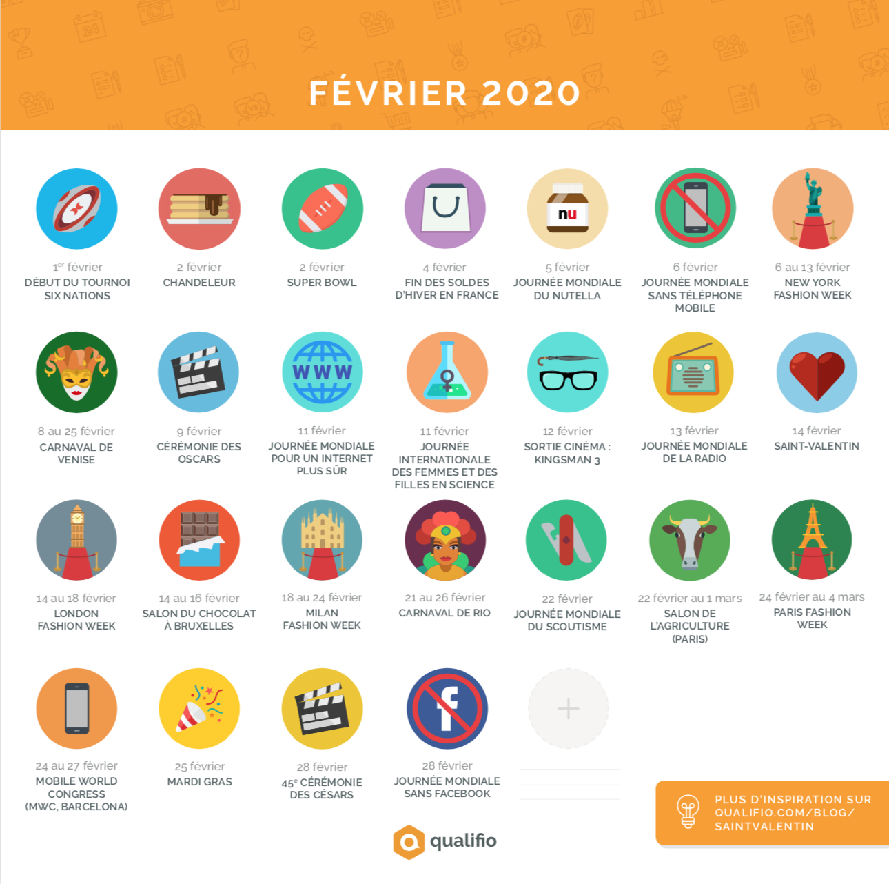 Calendrier Des Journées Mondiales 2021 Calendriers Marronniers 2020: réseaux sociaux, blog, marketing 